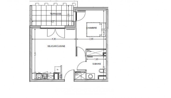 Logement �tudiant T2 &agrave; Agde (34300)