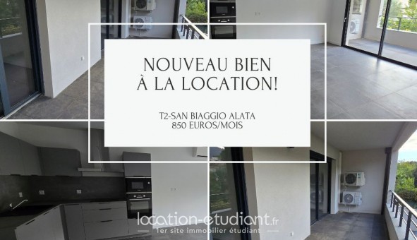 Logement �tudiant T2 &agrave; Ajaccio (20000)