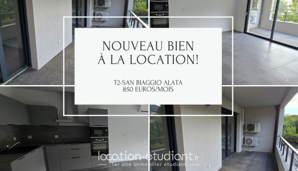 Logement �tudiant T2 &agrave; Ajaccio (20000)