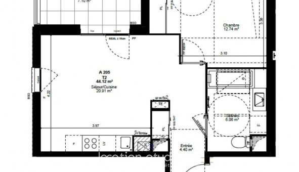 Logement tudiant T2 à Albertville (73200)