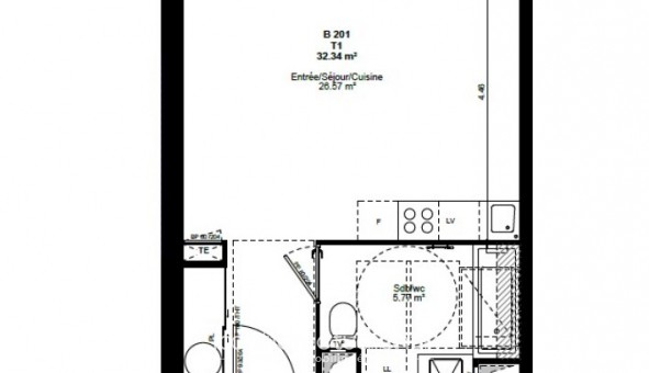 Logement tudiant Location T2 Vide Albertville (73200)
