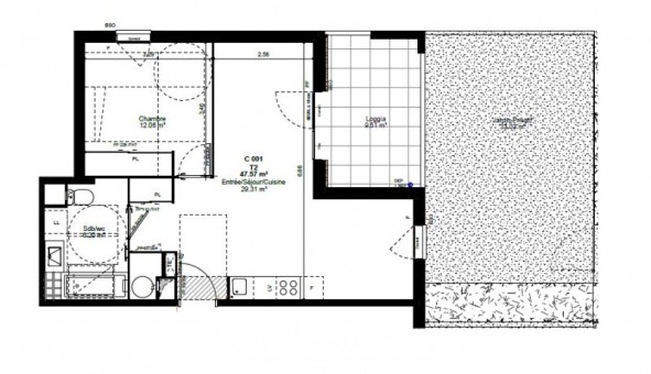 Logement tudiant T2 à Albertville (73200)
