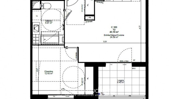 Logement tudiant Location T2 Vide Albertville (73200)