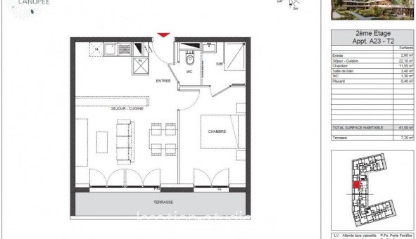 Logement tudiant T2 à Amiens (80090)