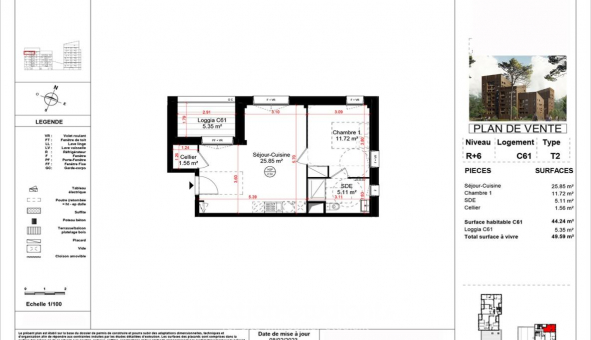 Logement �tudiant T2 &agrave; Angers (49000)