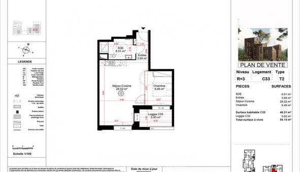 Logement �tudiant T2 &agrave; Angers (49000)