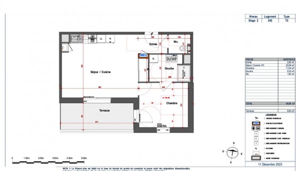 Logement �tudiant T2 &agrave; Angers (49000)