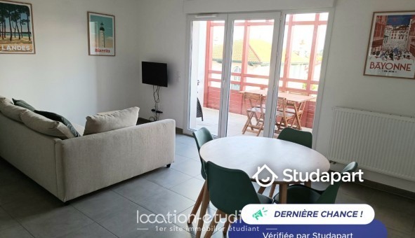 Logement tudiant T2 à Anglet (64600)