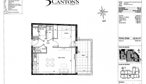 Logement tudiant T2 à Anglet (64600)