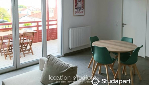 Logement �tudiant Location T2 Meubl&eacute; Anglet (64600)
