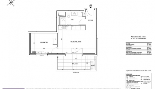 Logement �tudiant T2 &agrave; Annecy (74000)