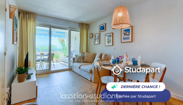 Logement tudiant T2 à Antibes (06160)