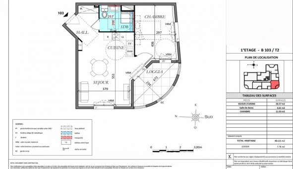 Logement �tudiant T2 &agrave; Antibes (06160)