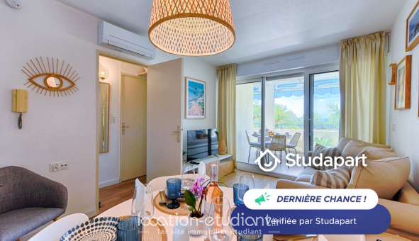 Logement �tudiant T2 &agrave; Antibes (06160)