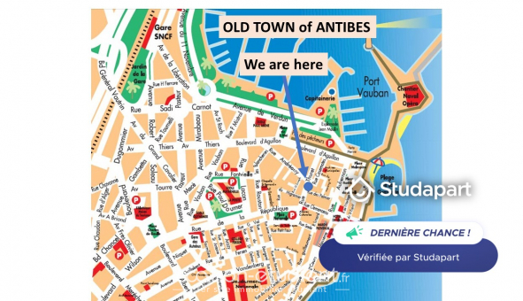 Logement �tudiant T2 &agrave; Antibes (06160)