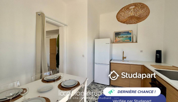 Logement �tudiant T2 &agrave; Antibes (06160)