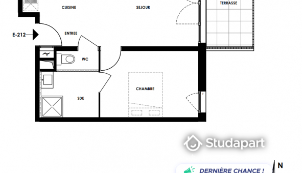 Logement �tudiant T2 &agrave; Arles (13200)