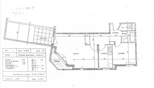 Logement �tudiant T2 &agrave; Asni�res sur Seine (92600)