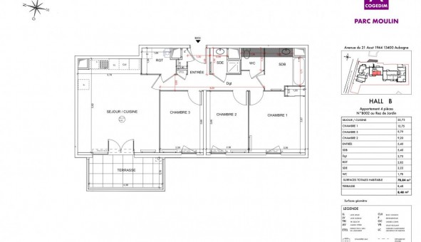 Logement tudiant T2 à Aubagne (13400)