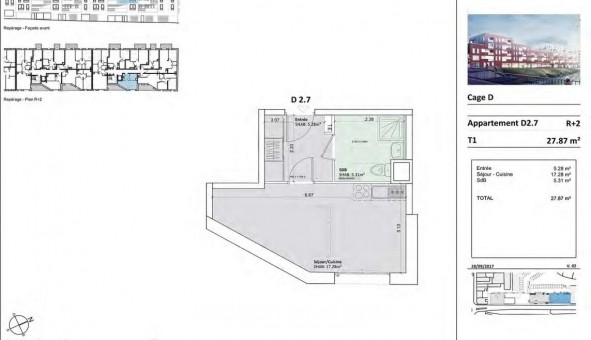 Logement tudiant T2 à Aulnoy lez Valenciennes (59300)