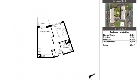 Logement tudiant T2 à Aulnoy lez Valenciennes (59300)