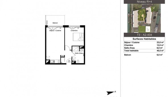 Logement �tudiant T2 &agrave; Aulnoy lez Valenciennes (59300)
