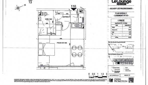 Logement �tudiant T2 &agrave; Aulnoy lez Valenciennes (59300)