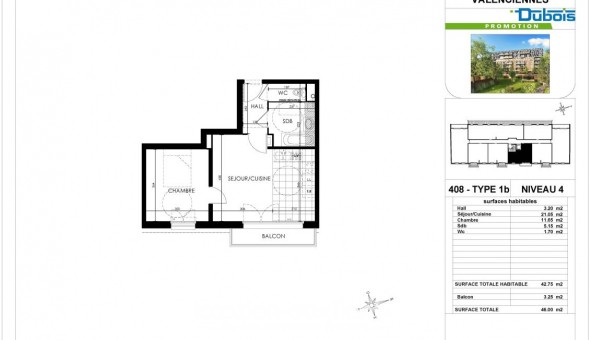Logement �tudiant T2 &agrave; Aulnoy lez Valenciennes (59300)