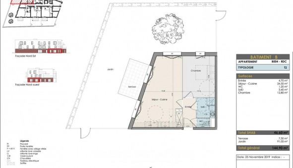 Logement �tudiant T2 &agrave; Aulnoy lez Valenciennes (59300)