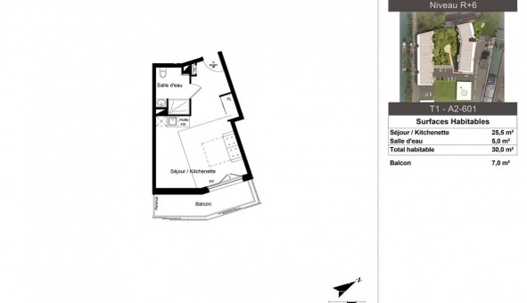 Logement �tudiant T2 &agrave; Aulnoy lez Valenciennes (59300)