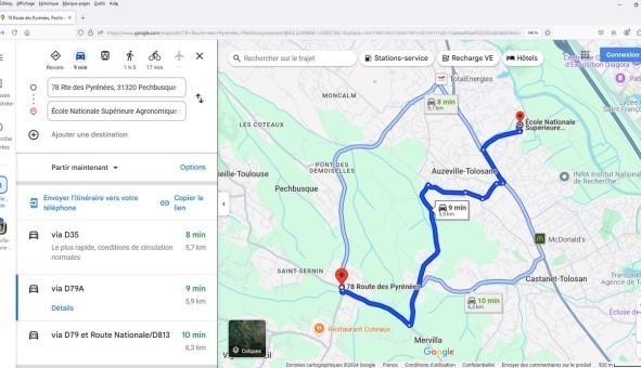 Logement �tudiant T2 &agrave; Aureville (31320)