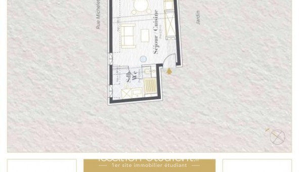 Logement �tudiant T2 &agrave; Auxerre (89000)