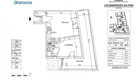 Logement �tudiant T2 &agrave; Avrill� (49240)