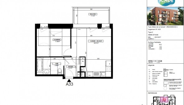 Logement �tudiant T2 &agrave; Baisieux (59780)
