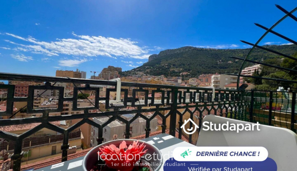 Logement tudiant T2 à Beausoleil (06240)