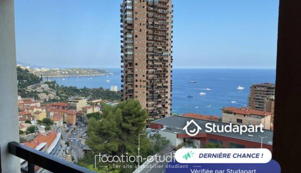 Logement tudiant T2 à Beausoleil (06240)
