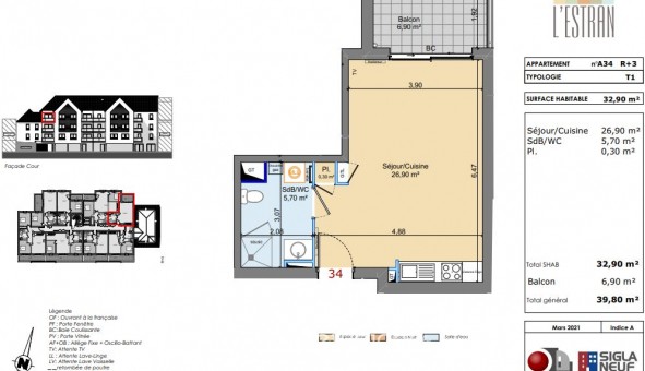 Logement �tudiant T2 &agrave; Berck (62600)