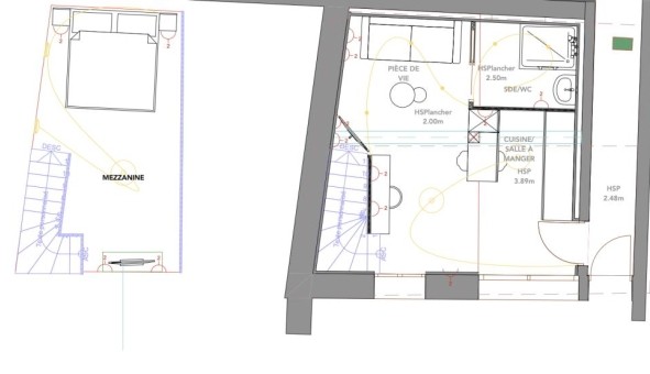 Logement tudiant Location T2 Vide Bru (89700)