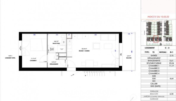Logement tudiant T2 à Bezannes (51430)