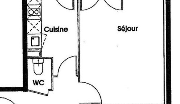 Logement �tudiant T2 &agrave; Bill�re (64140)