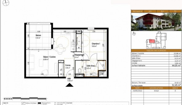 Logement tudiant T2 à Biscarrosse (40600)