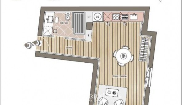 Logement �tudiant T2 &agrave; Blois (41000)