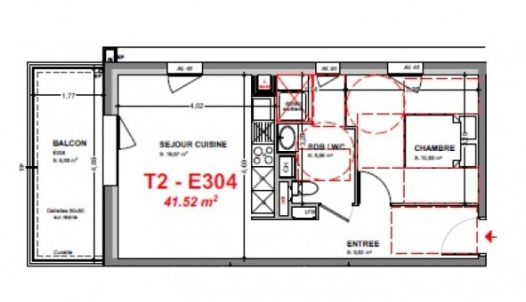 Logement tudiant Location T2 Vide Bonneville (74130)
