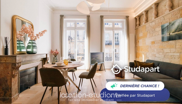 Logement tudiant Location T2 Meublé Bordeaux (33300)