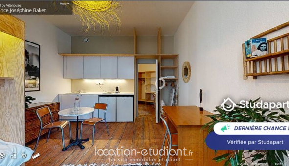 Logement tudiant Location T2 Meublé Bordeaux (33300)