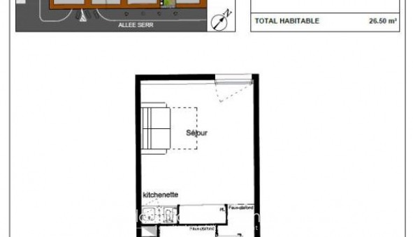 Logement �tudiant T2 &agrave; Bordeaux (33300)