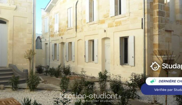 Logement �tudiant Location T2 Meubl&eacute; Bordeaux (33300)