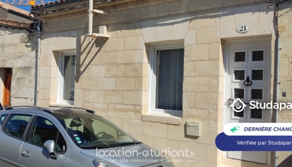 Logement étudiant T2 &agrave; Bordeaux (33300)
