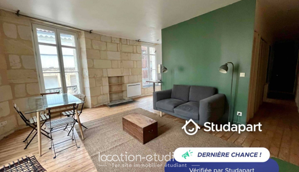 Logement �tudiant Location T2 Meubl&eacute; Bordeaux (33300)
