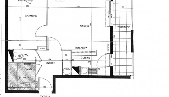 Logement tudiant T2 à Bouguenais (44340)